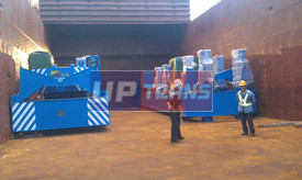 Shenzhen UP Trans carries Engineering Equipment to Cambodia by time charter vessels
